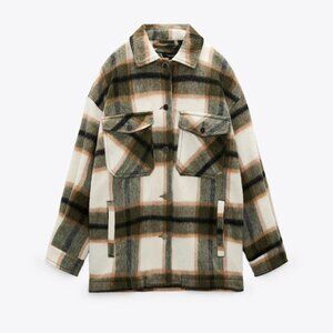 ZARA | GREEN PLAID JACKET